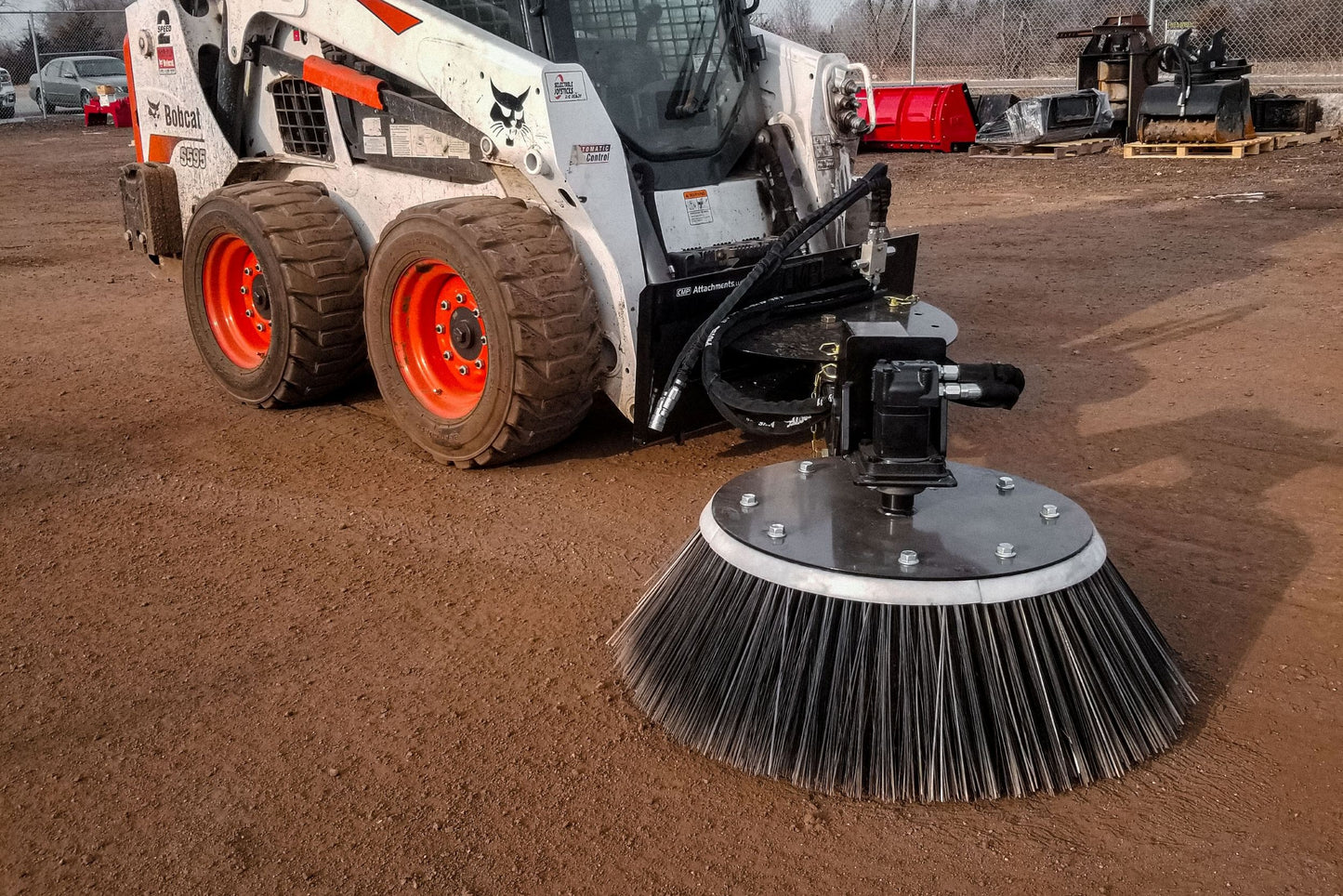 Skid Curb Broom