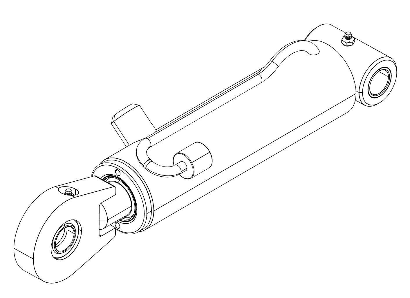 HYDRA GRAPPLE CYLINDER COMPONETS (HG61-HG502)