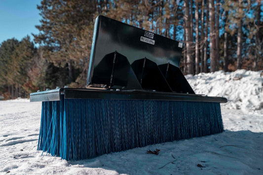 MINI SKID PUSH BROOM