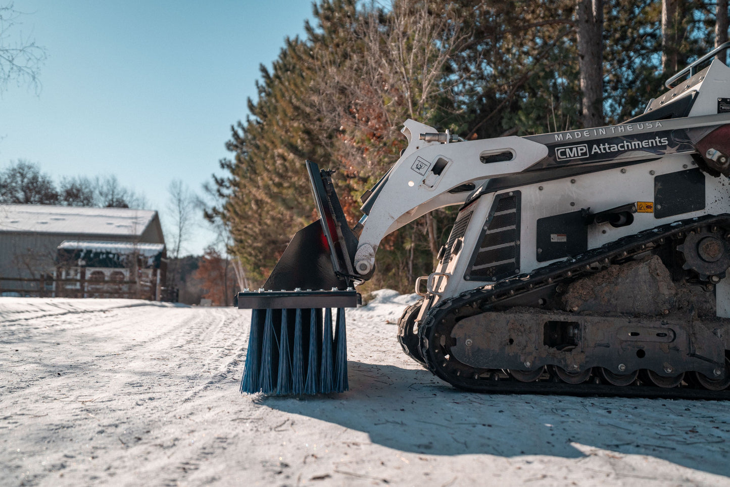 MINI SKID PUSH BROOM