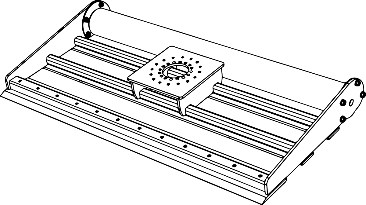 Leveling Roller Bar excavator attachment