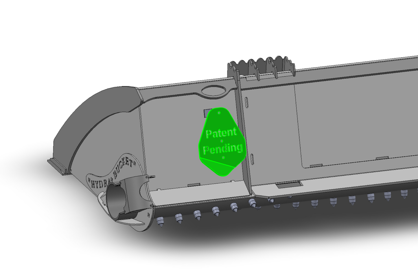 Hydra Bucket Patent Pending Guard