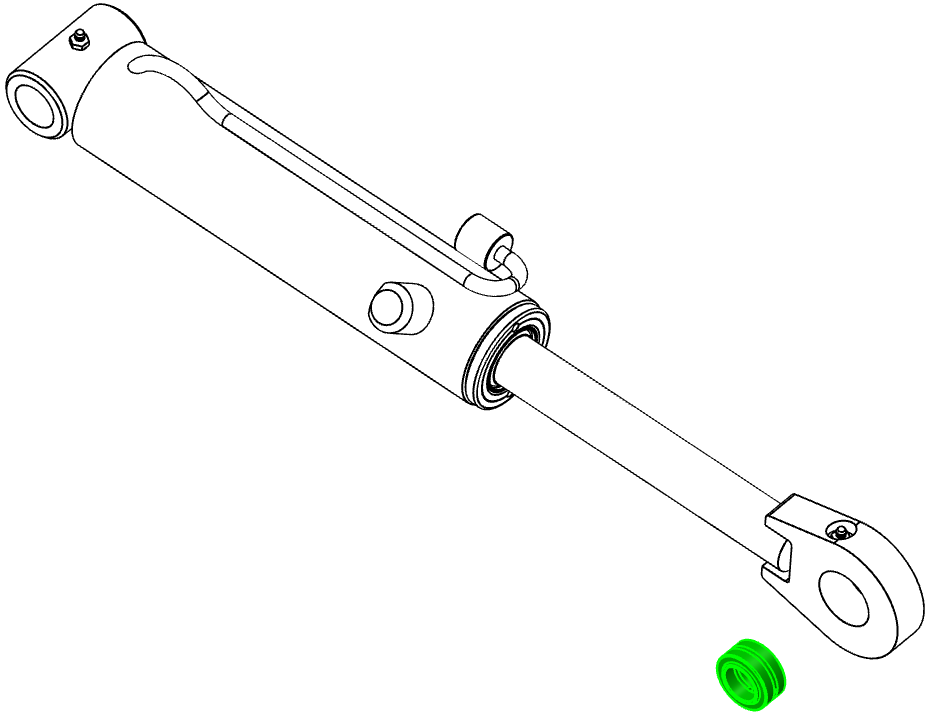HYDRA GRAPPLE CYLINDER COMPONETS (HG61-HG502)
